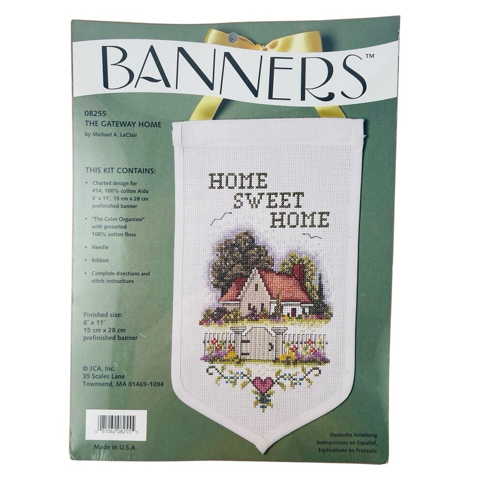 JCA VTG NEW The Gateway Home Sweet Home Banner Kit 08255 USA